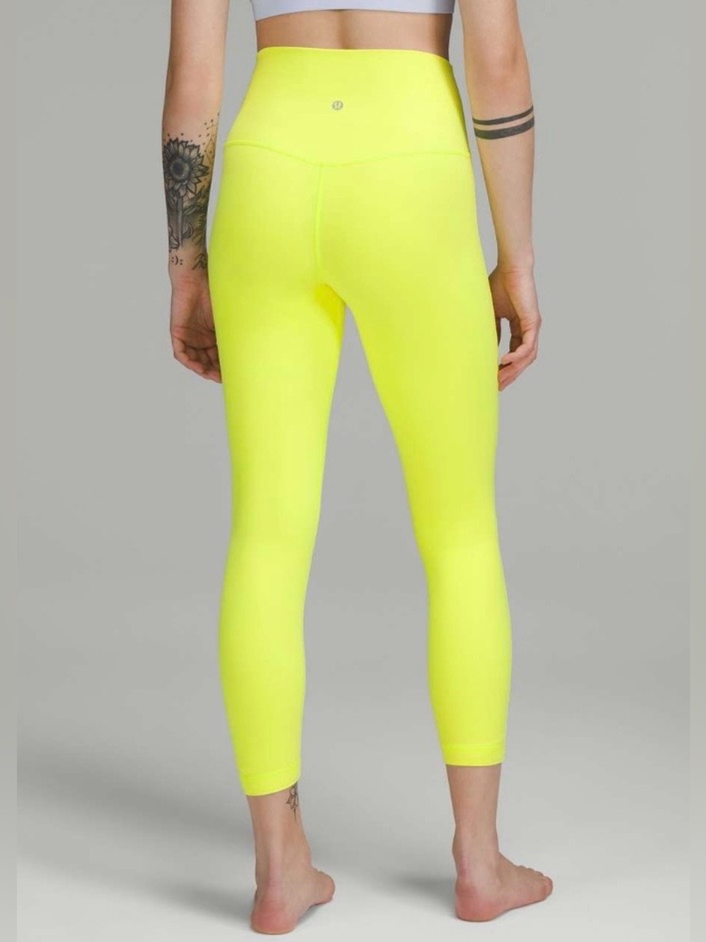 LULULEMON Electric Lemon Align High Rise Leggings 25”